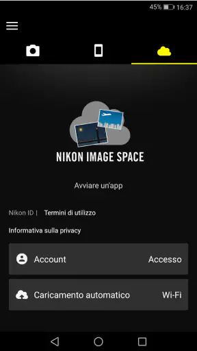 SnapBridge screenshot