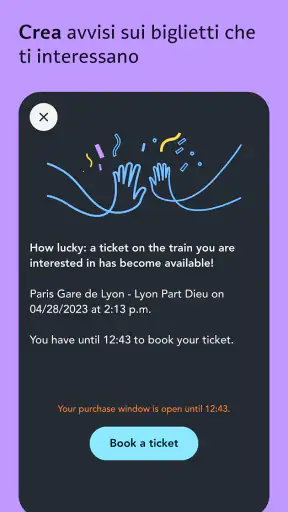 SNCF Connect: Treno & tragitti screenshot