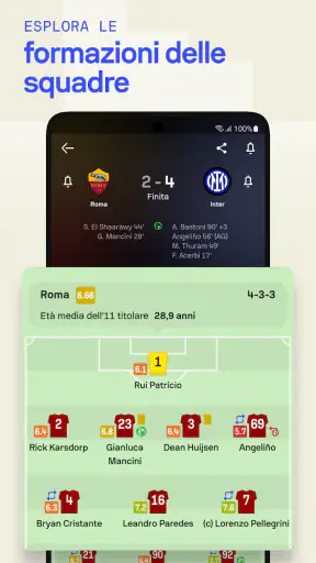 Sofascore: Risultati diretta screenshot