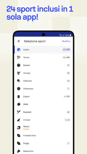 Sofascore: Risultati diretta screenshot