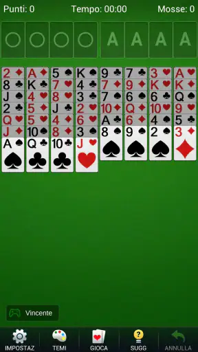 Solitario FreeCell - carte screenshot
