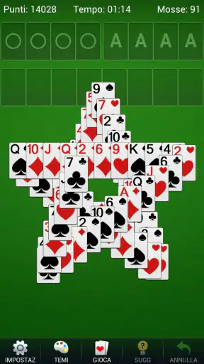 Solitario FreeCell - carte screenshot