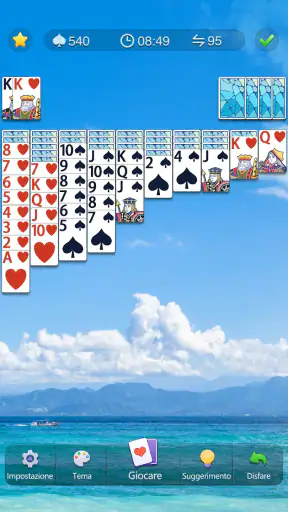Solitario Spider screenshot