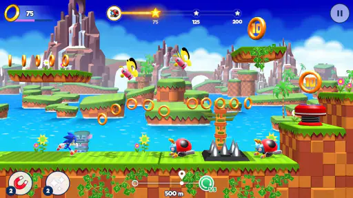Sonic Runners Adventure gioco screenshot