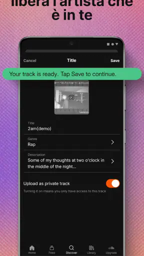 SoundCloud - Musica e Audio screenshot