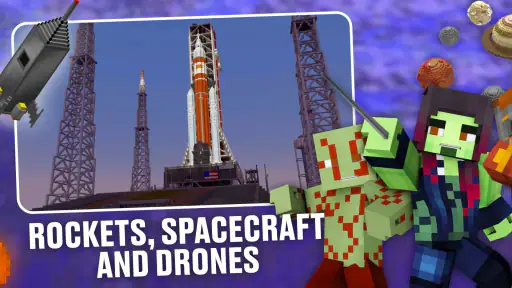 Space Rocket Mod for Minecraft screenshot