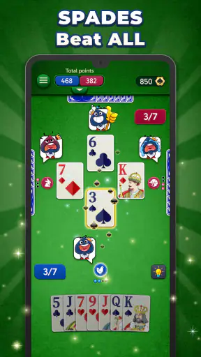 Spades Stars - Card Game screenshot
