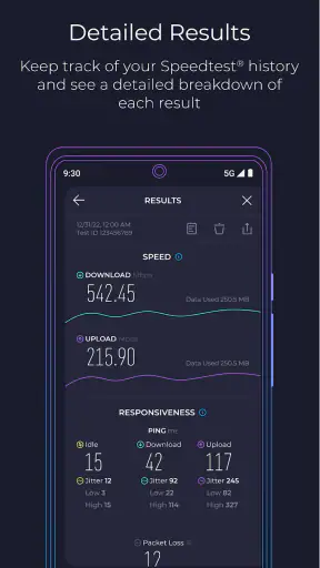 Speedtest di Ookla screenshot