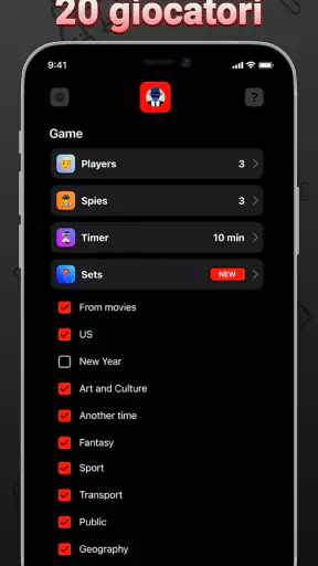 Spia Gioco da tavolo per feste screenshot