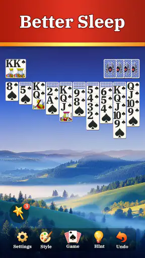 Spider Solitaire screenshot