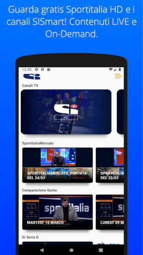 Sportitalia screenshot