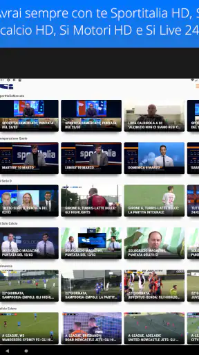 Sportitalia screenshot