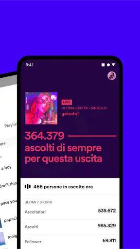 Spotify for Artists screenshot
