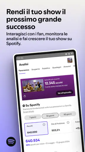 Spotify for Creators screenshot