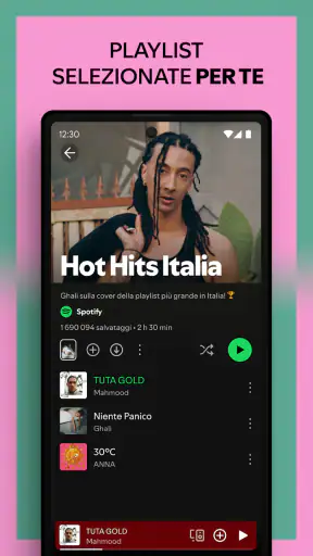Spotify: musica e podcast screenshot