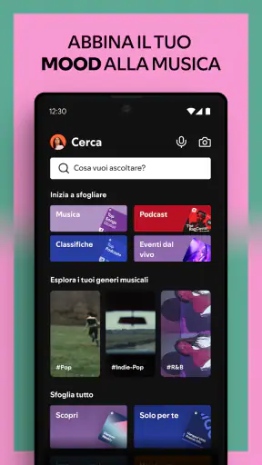 Spotify: musica e podcast screenshot