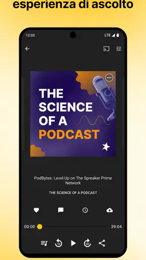 Spreaker Podcasts screenshot