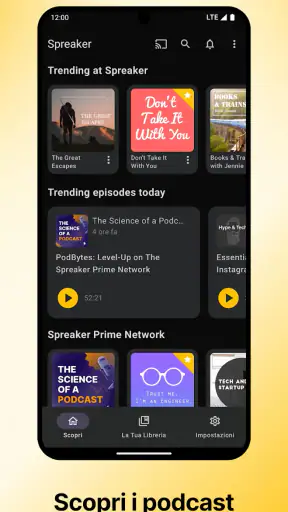 Spreaker Podcasts screenshot