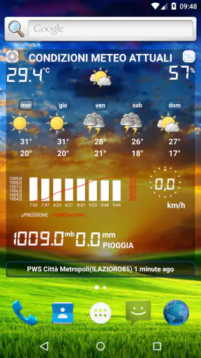 Stazione meteo screenshot