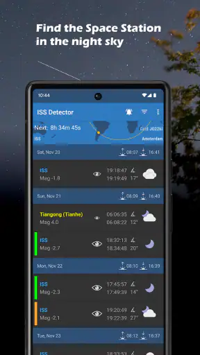 Stazione Spaziale ISS Detector screenshot