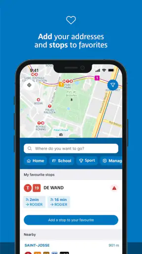 STIB-MIVB screenshot