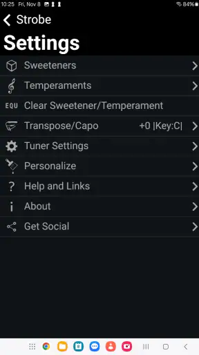 Strobe screenshot