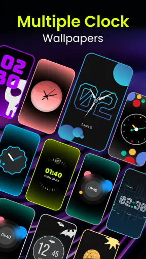 Stylish - Clock Live Wallpaper screenshot
