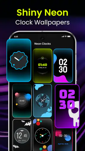 Stylish - Clock Live Wallpaper screenshot
