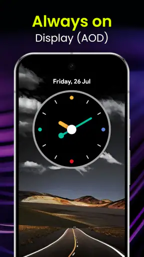 Stylish - Clock Live Wallpaper screenshot