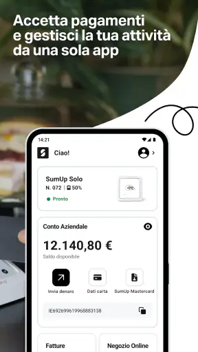 SumUp: pagamenti e POS screenshot