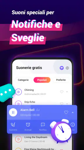Suonerie canzoni per android screenshot