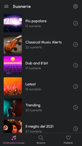Suonerie per cellulari screenshot