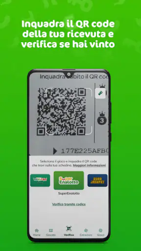 SuperEnalotto Verifica Vincite screenshot