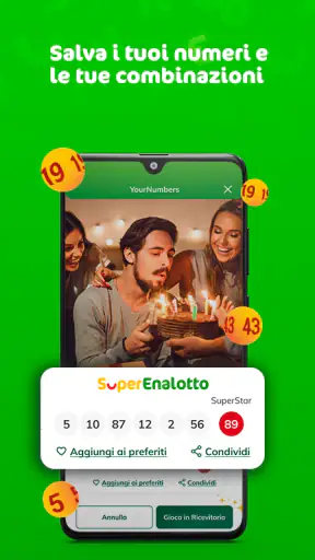 SuperEnalotto Verifica Vincite screenshot