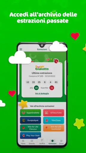 SuperEnalotto Verifica Vincite screenshot