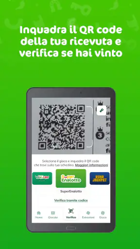 SuperEnalotto Verifica Vincite screenshot