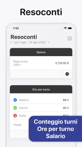 Supershift - Turni di lavoro screenshot
