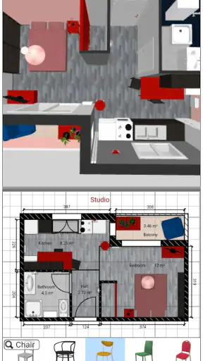Sweet Home 3D Mobile screenshot