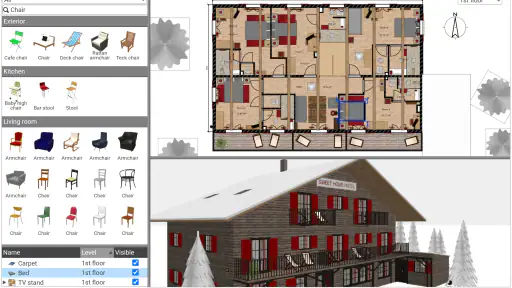 Sweet Home 3D Mobile screenshot