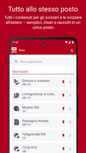 SWIplus di Swissinfo screenshot