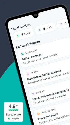 Switcho - Risparmio bollette screenshot