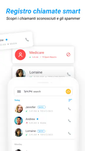 Sync.ME - Caller ID e Blocco screenshot
