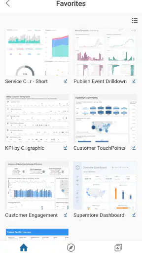 Tableau Mobile screenshot