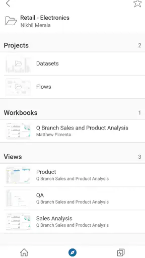 Tableau Mobile screenshot