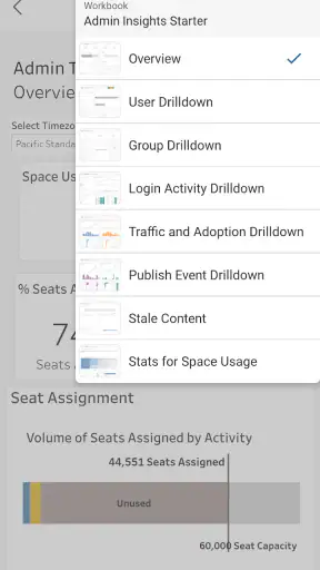 Tableau Mobile screenshot