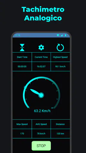 Tachimetro GPS preciso screenshot