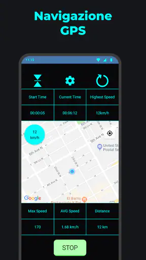 Tachimetro GPS preciso screenshot
