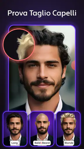Taglio Capelli Frangia Capelli screenshot