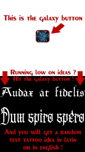 Tattoo Font Designer screenshot