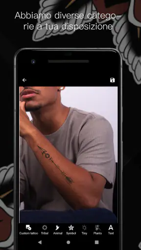Tatuaggio Simulator e Design screenshot